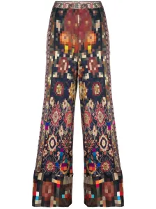 PIERRE-LOUIS MASCIA - Printed Silk Trousers #368012