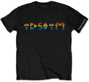 Pink Floyd T-Shirt Dark Side Prism Initials Unisex Black XL