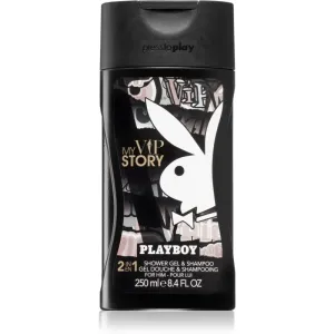 Playboy My VIP Story 2-in-1 shower gel and shampoo for men 250 ml