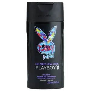 Playboy No Sleep New York 2-in-1 shower gel and shampoo for men 250 ml