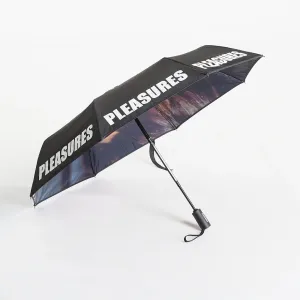 PLEASURES Hackers Umbrella Black