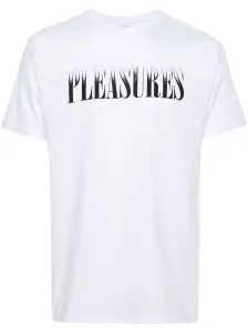 PLEASURES - Logo Cotton T-shirt #1817733