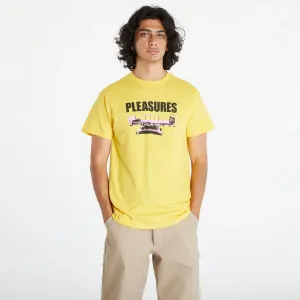 PLEASURES Bed T-Shirt Yellow #1702671