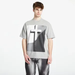 PLEASURES Cross T-Shirt Grey #1739675