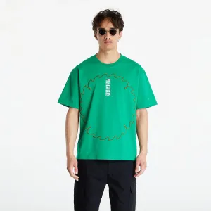 PLEASURES Saw Heavyweight T-Shirt Green #1420688