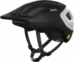 POC Axion Race MIPS Uranium Black Matt/Hydrogen White 51-54 Bike Helmet