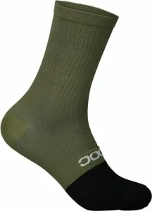 POC Flair Sock Mid Epidote Green/Uranium Black L Cycling Socks