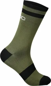 POC Lure MTB Sock Long Epidote Green/Uranium Black L Cycling Socks