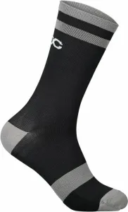 POC Lure MTB Sock Long Uranium Black/Granite Grey L Cycling Socks