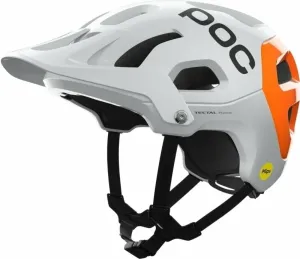 POC Tectal Race MIPS NFC Hydrogen White/Fluorescent Orange 51-54 Bike Helmet