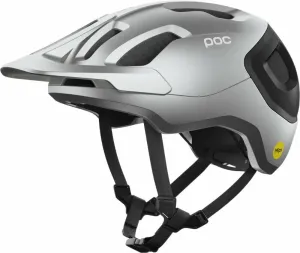 POC Axion Race MIPS Uranium Black/Argentite Silver Matt 51-54 Bike Helmet