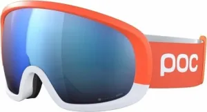 POC Fovea Race Zink Orange/Hydrogen White/Partly Sunny Blue Ski Goggles