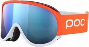 POC Retina Mid Race Zink Orange/Hydrogen White/Partly Sunny Blue Ski Goggles