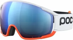POC Zonula Race Hydrogen White/Zink Orange/Partly Sunny Blue Ski Goggles