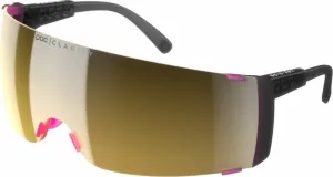 POC Propel Fluorescent Pink/Uranium Black Translucent/Violet Gray Cycling Glasses