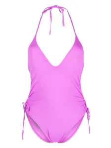 POLO RALPH LAUREN - Swimsuit With Embroidered Logo And Ruched Details #1360131