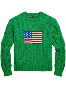 POLO RALPH LAUREN - Cotton Sweater With Print