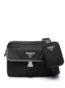 PRADA - Re-nylon And Leather Crossbody Bag #1790484