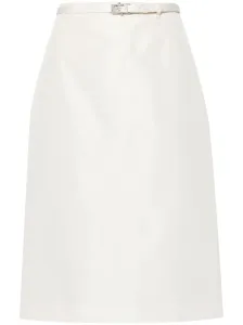 PRADA - Silk Midi Skirt