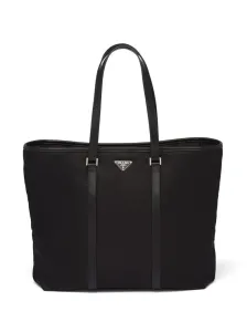 PRADA - Re-nylon And Leather Shopping Bag