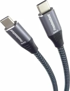 PremiumCord USB-C to USB-C Braided Grey 2 m USB Cable