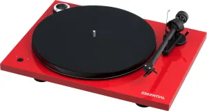 Pro-Ject Essential III RecordMaster + OM 10 High Gloss Red