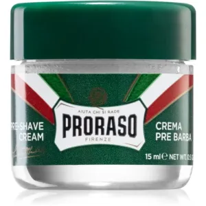 Proraso Green pre-shave cream travel for men 15 ml