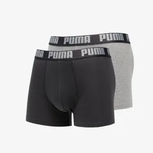 Puma 2 Pack Basic Boxers Dark Gray/ Melange #1762987