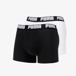 Puma 2 Pack Basic Boxers White/ Black #1762983