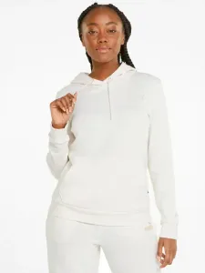 Puma ESS+ Embroidery Hoodie TR Sweatshirt White