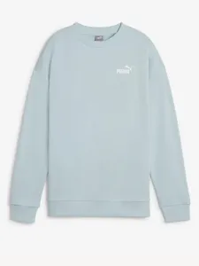 Puma ESS+ Relaxed Small Logo Crew Sweatshirt Blue #1860726