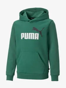 Puma ESS+ 2 Col Kids Sweatshirt Green