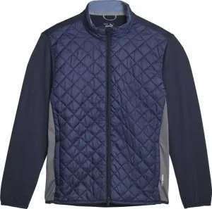 Puma Frost Quilted Jacket Navy Blazer/Slate Sky L #1563335