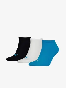 Puma Sneaker Plain Set of 3 pairs of socks Black