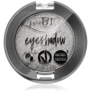 puroBIO Cosmetics Compact Eyeshadows eyeshadow shade 23 Silver 2,5 g
