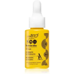 puroBIO Cosmetics Brightening Oil Serum brightening serum to treat the first signs of skin ageing 15 ml