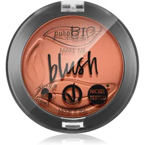 puroBIO Cosmetics Long-lasting Blush long-lasting blusher shade 02 Matte Coral Pink 5,2 g