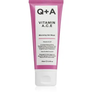 Q+A Vitamin A. C. E rejuvenating gel mask with vitamins A, C, E 75 ml