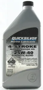 Quicksilver 4-Stroke Marine Oil Synthetic Blend 25W-40 1L