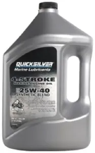 Quicksilver 4-Stroke Marine Oil Synthetic Blend 25W-40 4L