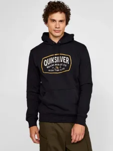 Quiksilver High Cloud Hood Sweatshirt Black