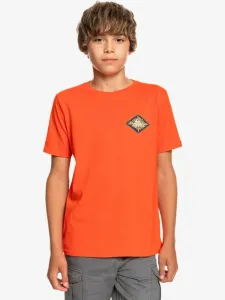 Quiksilver Nineties Son Kids T-shirt Orange #173277