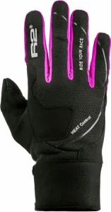 R2 Blizzard Gloves Black/Neon Pink M Ski Gloves
