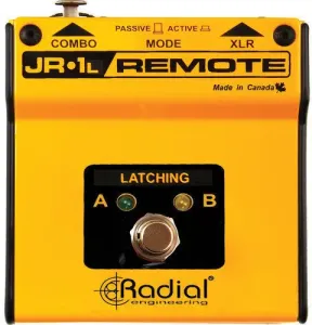 Radial JR1-L Latching Remote Footswitch