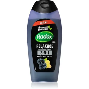 Radox Men Feel Wild shower gel for face, body and hair for men 400 ml