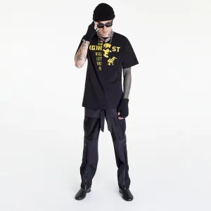 Raf Simons Big Fit T-Shirt With Ghost Print On Front Black #734417