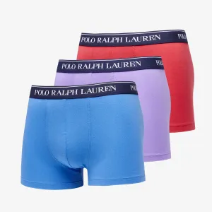 Ralph Lauren Stretch Cotton Classic Trunk 3-Pack Blue/ Purple/ Red #1765729