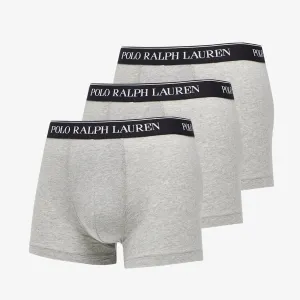 Ralph Lauren Stretch Cotton Classic Trunks 3-Pack Grey #743930