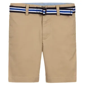 Ralph Lauren Boy's Chino Shorts Sand Grey 10Y