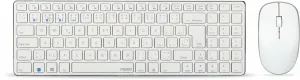 Rapoo 9300M Czech keyboard-Slovak keyboard White